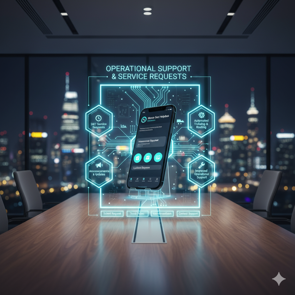 An Efficient Helpdesk for Resident Businesses